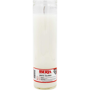 Iberia 8'' White Candle