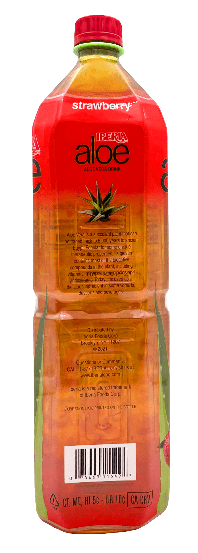 Iberia Aloe Vera Strawberry 1.5 lt - Iberia Foods