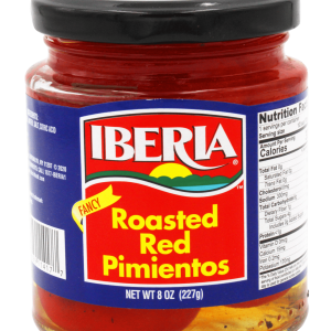 Iberia Roasted Red Pimientos (glass) 8 oz