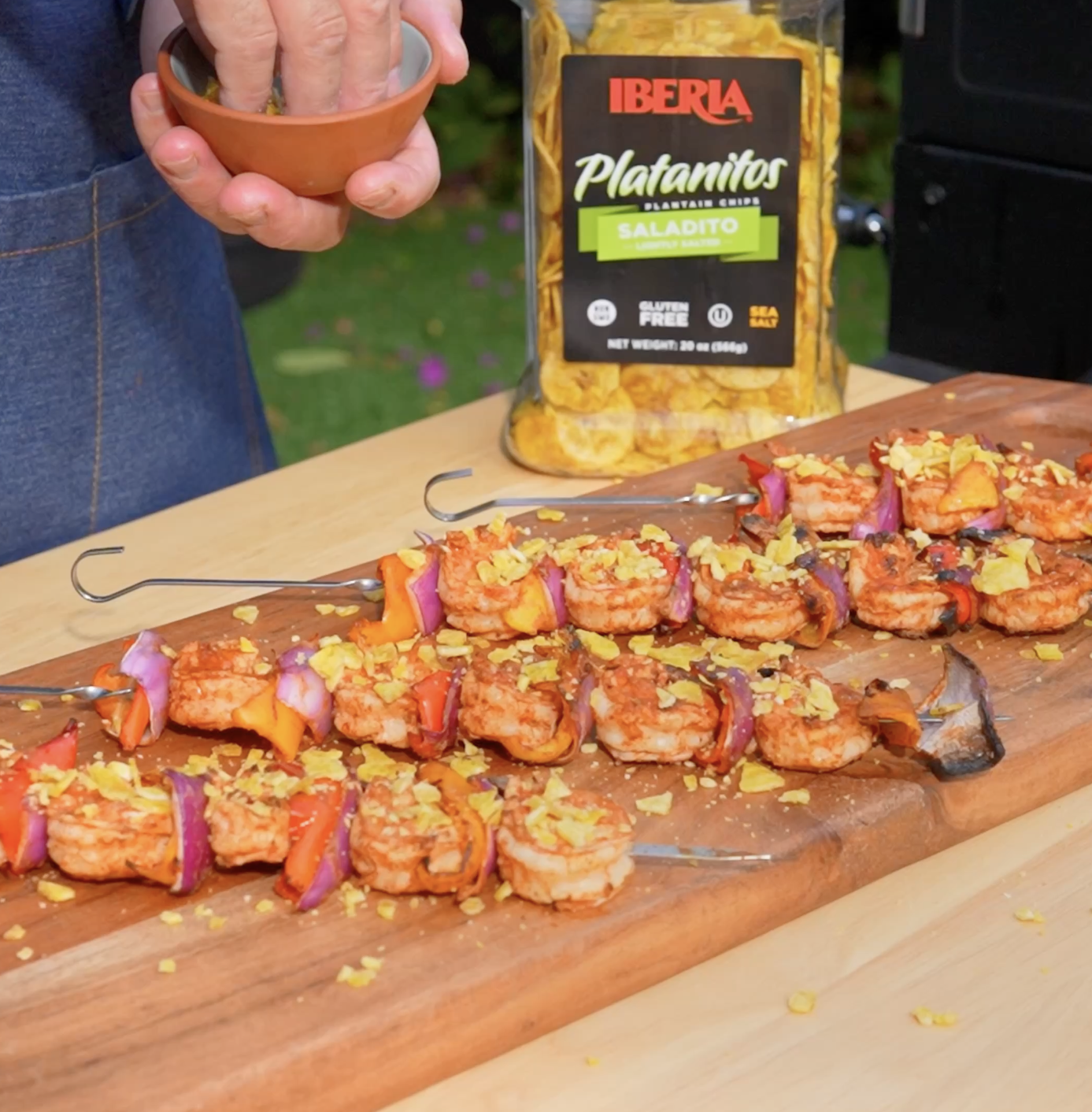 Crispy Mojo Shrimp Pinchos
